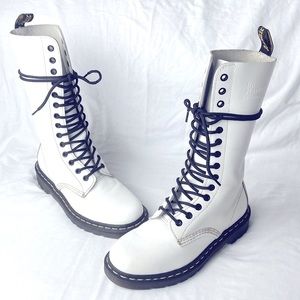 *RARE* Dr. Martens 1914 White Leather Womens 7.5 Mens 6